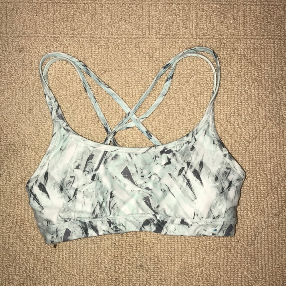 Green Athleta Sports Bra